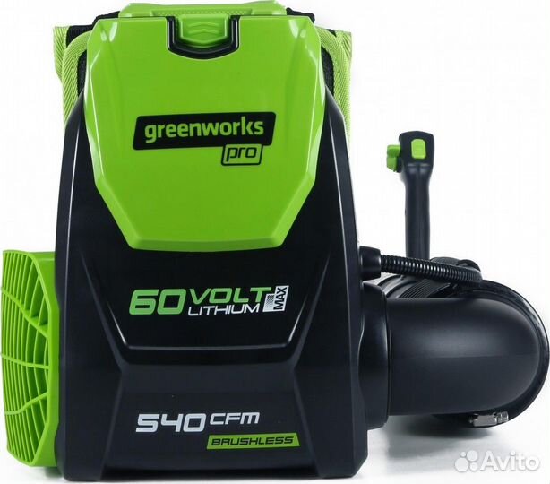 Воздуходув ранцевый аккумуляторный Greenworks GD60