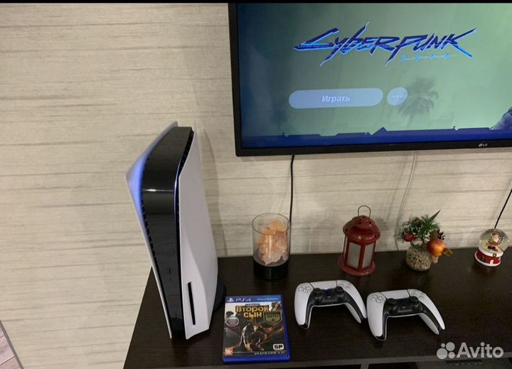 PS5 +2 геймпада +400 игр, Ростест