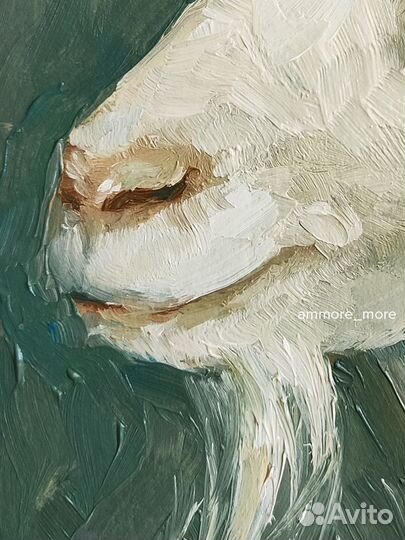 Мини картина маслом в рамке