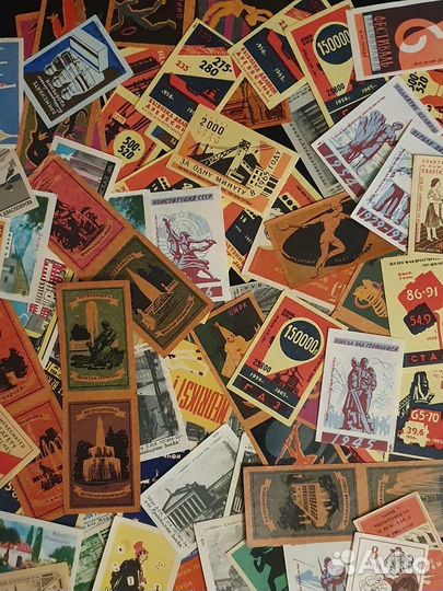Коллекция из 200 спичечных этикеток СССР