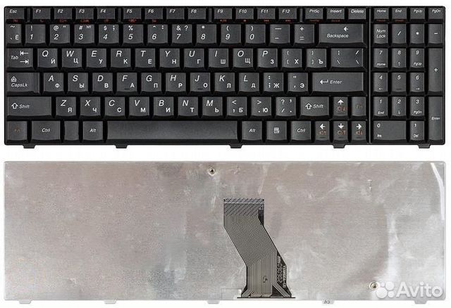 Клавиатура для Lenovo IdeaPad U550 черная