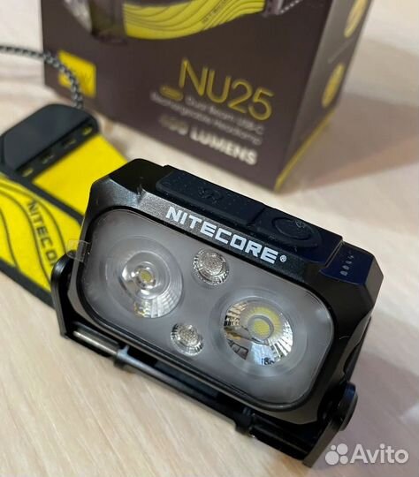 Фонарь ультра лёгкий nitecore nu25 v2