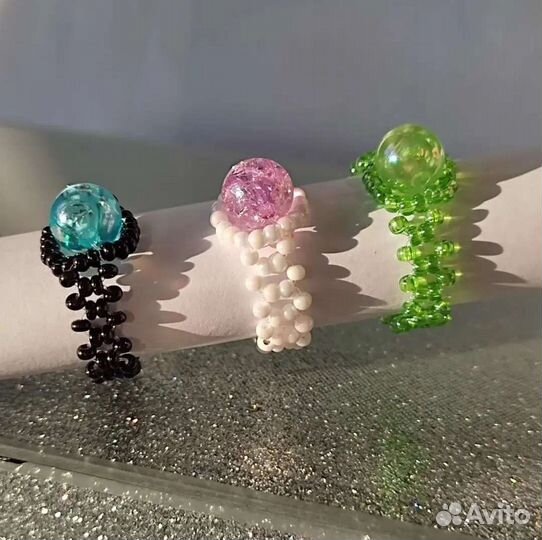 Кольца из бисера