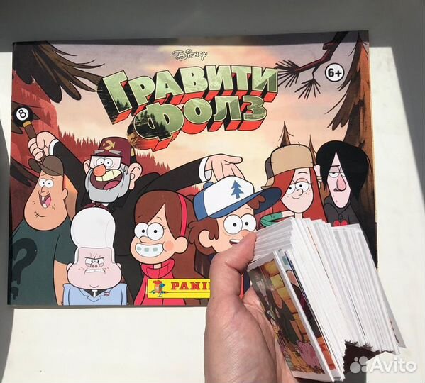 Полный сет панини Гравити Фолз
