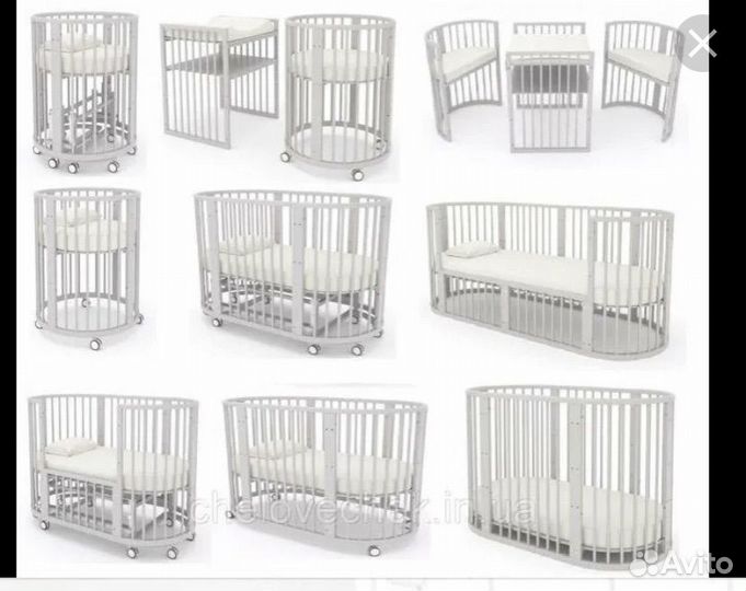 Детская кроватка с маятником