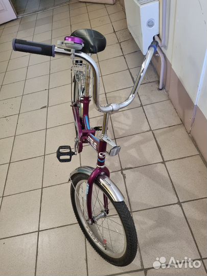 Велосипед Stels 310 фиолетовый складной