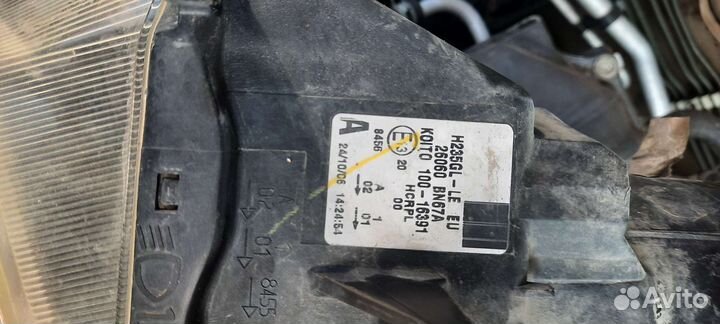 Фара на nissan almera