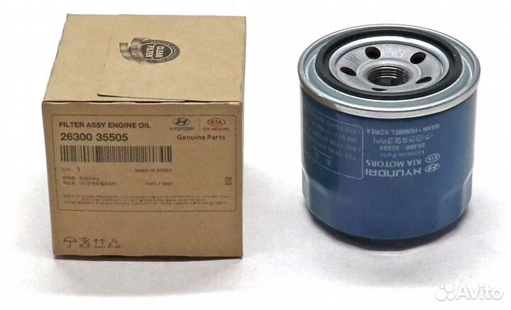 Фильтр масляный Хендай Солярис, Киа Рио 2630035505