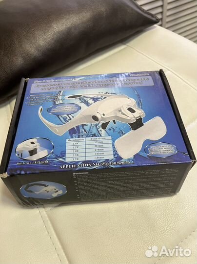 Очки лупа с подсветкой