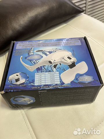 Очки лупа с подсветкой