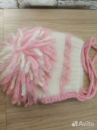 Шапка зимняя для девочки на год