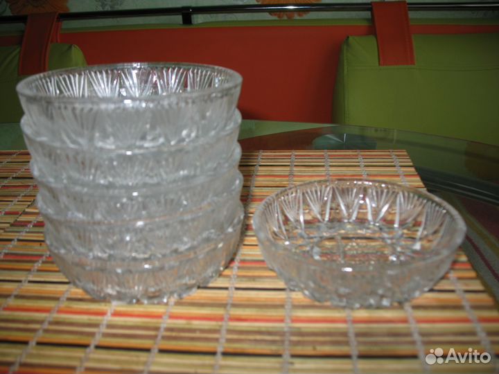 Креманка низкая из хрусталя