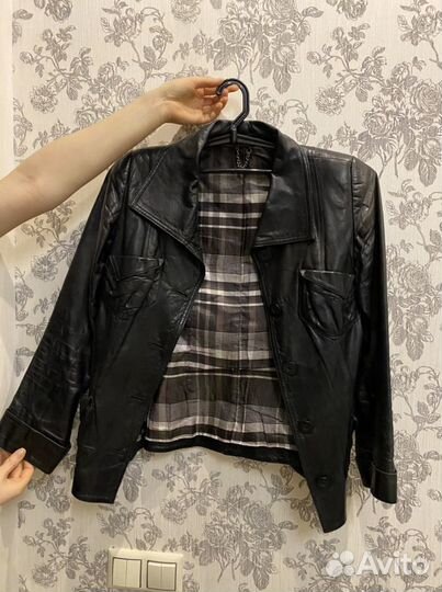 Куртка кожаная