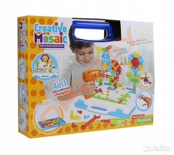 Конструктор с шуруповертом 3D