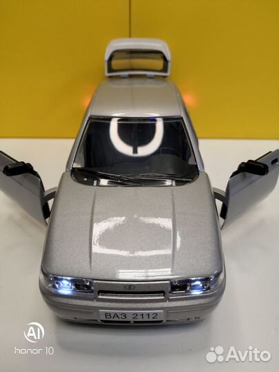 Ваз 2112 в масштабе 1/24 18.5 см Технопарк