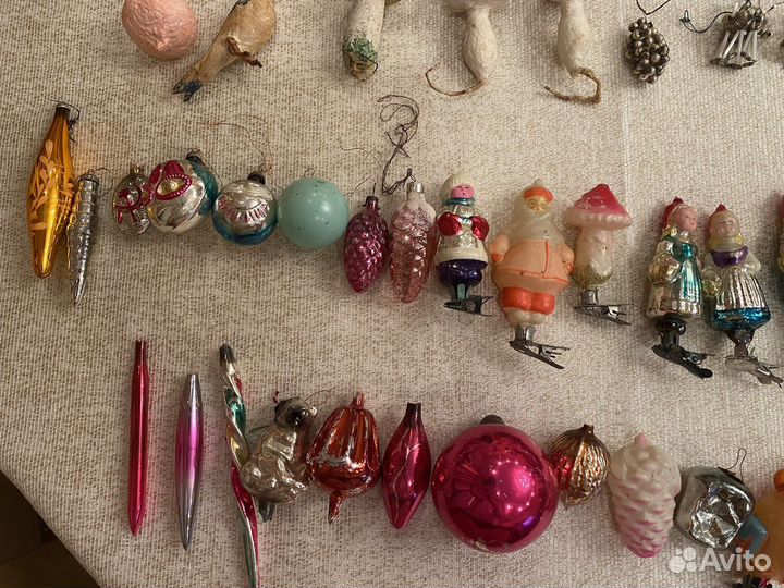 Елочные игрушки СССР