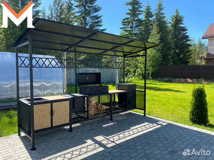 Мангал С крышей