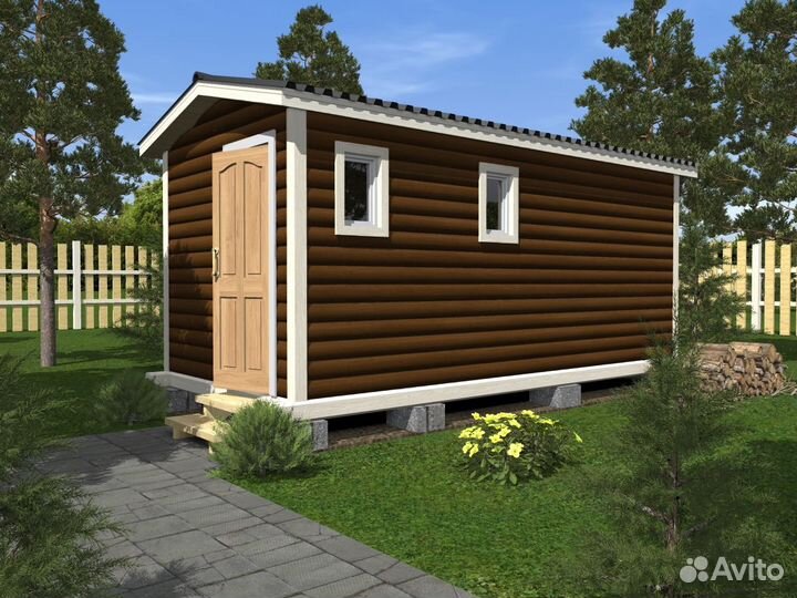 Готовые каркасные бани