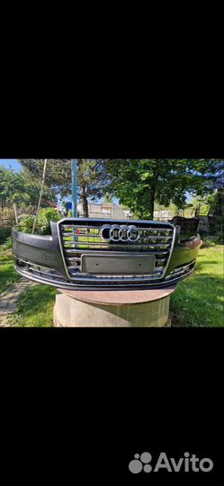 Бампер передний Audi A8 D4/4H 2013-2017