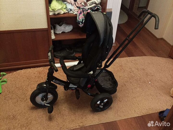 Трехколесный велосипед коляска