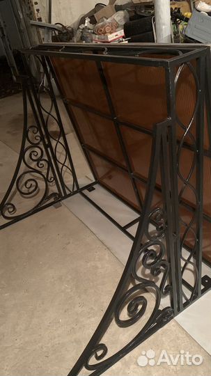 Кованные изделия Козырек и перила