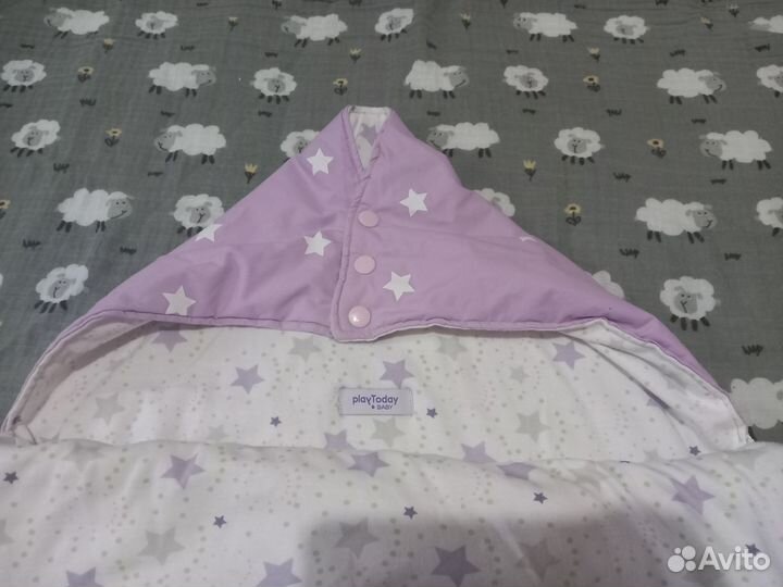 Конверт кокон для новорождённых лето,тёплая весна