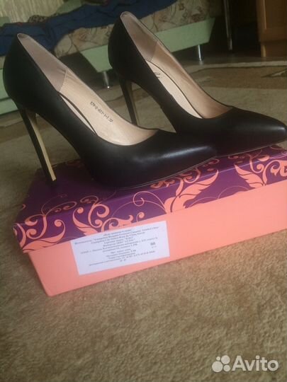 Туфли кожаные