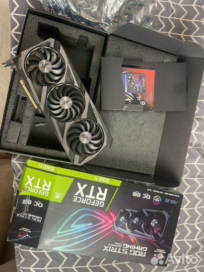 Видеокарта Rog Strix RTX 3060TI 8GB