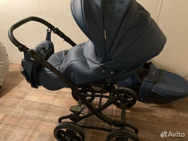 Коляска 2 в 1 эко кожа