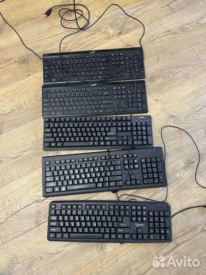 Клавиатура genius, hp, gembird бу