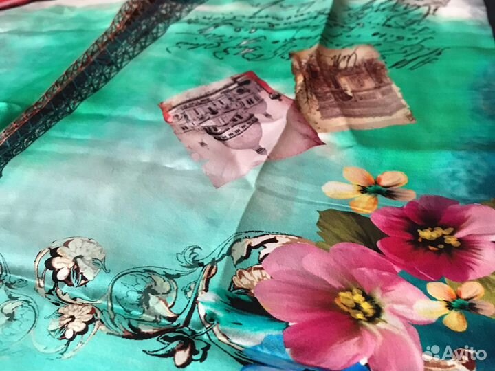 Палантин шелковый