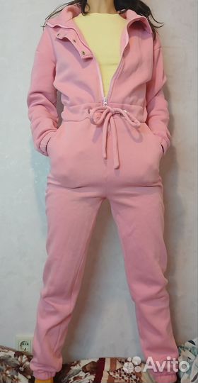 Комбинезон демисезонный на флисе S-M