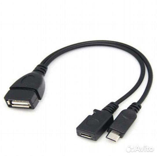 Кабель micro usb otg c питанием