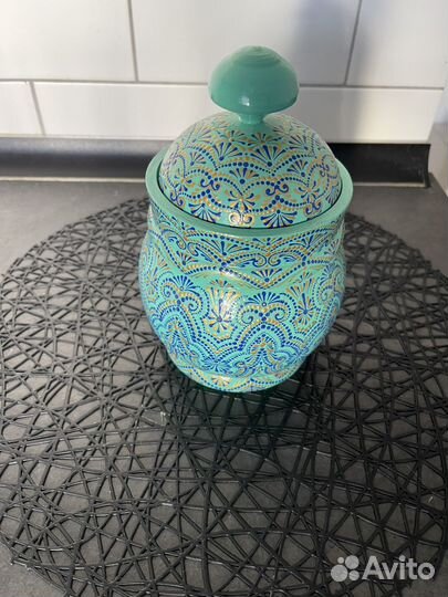 Бочонок деревянный и бочонок расписной