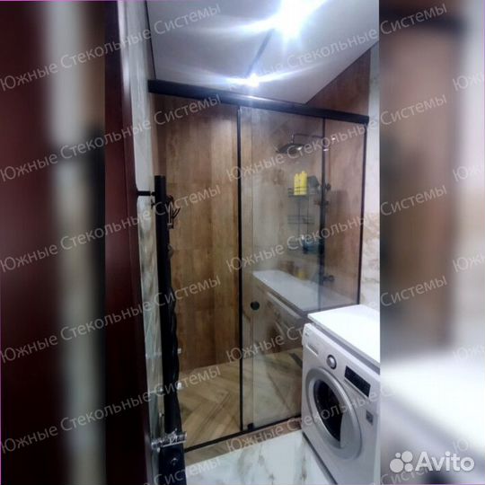 Душевое стеклянное ограждение на заказ
