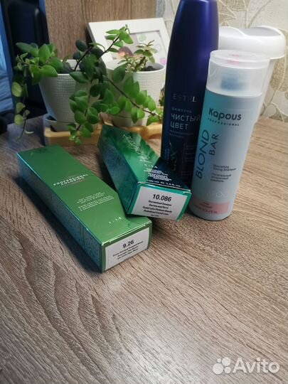 Краска для волос капус / шампунь для блондинок