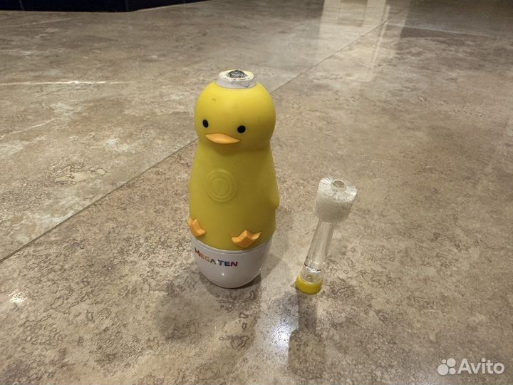 Детская электрическая зубная щетка Mega ten утка