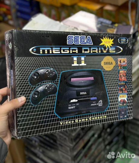 Sega mega drive 2 с встроенными играми