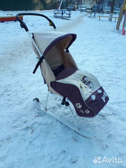 Коляска санки