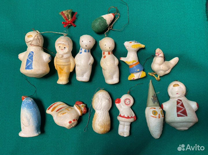 Елочные игрушки СССР. Пенопласт