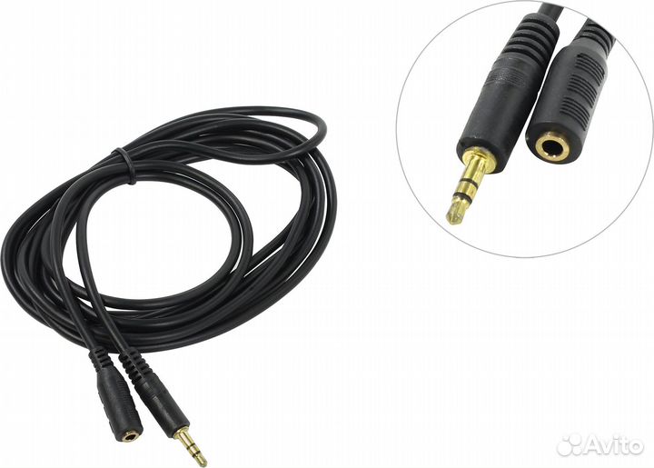 Удлинитель 3.5mm JackM - 3.5mm JackF, 3.0м