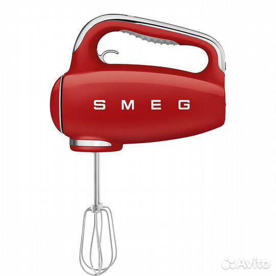 Миксер ручной Smeg HMF01rdeu, красный