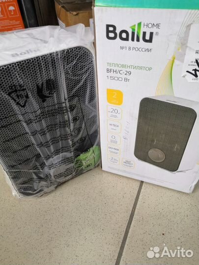 Тепловентилятор керамический ballu BFH/C-29 1500Вт