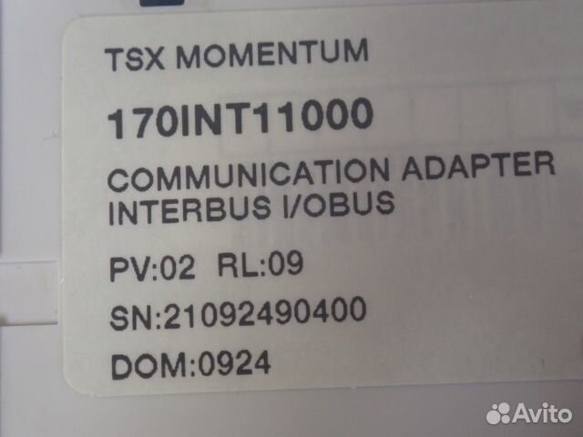 Модуль Schneider Electric 170AAO12000+170INT11000