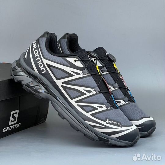 Кроссовки Salomon XT-6 с Gore-Tex серые