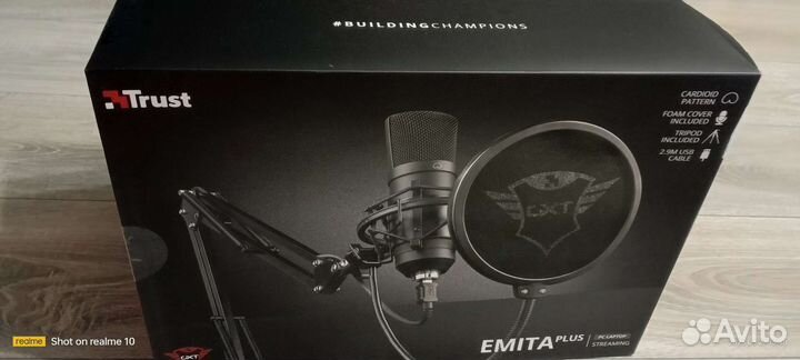 Микрофон Профессиональный студийный стрим, вокал