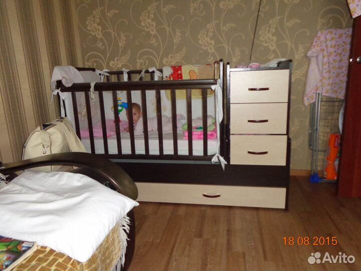 Коляска и кроватка