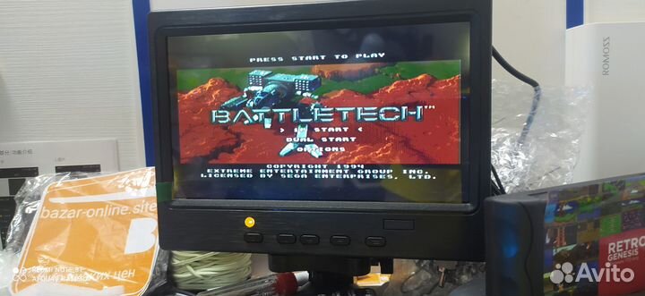 Игровая приставка 175 игр 16 бит