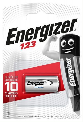 Батарея Energizer CR123