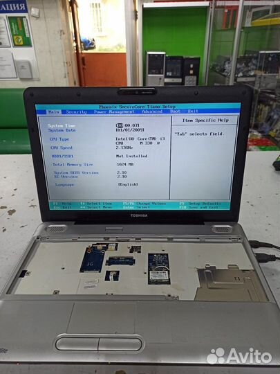 284 Ноутбук Toshiba Satellite L500-1WP